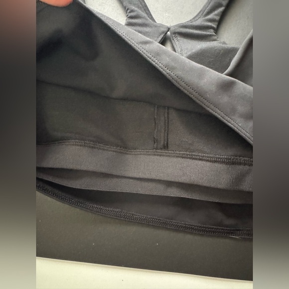 Lululemon SmoothCover Front Cut-Out Yoga Bra in Black - Picture 11 of 13